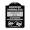 Signmission Reserved Parking for Pastors Wife Unauthorized Vehicles Towed Away Alum, 24" x 18", BS-1824-23085 A-DES-BS-1824-23085 - alternate 1